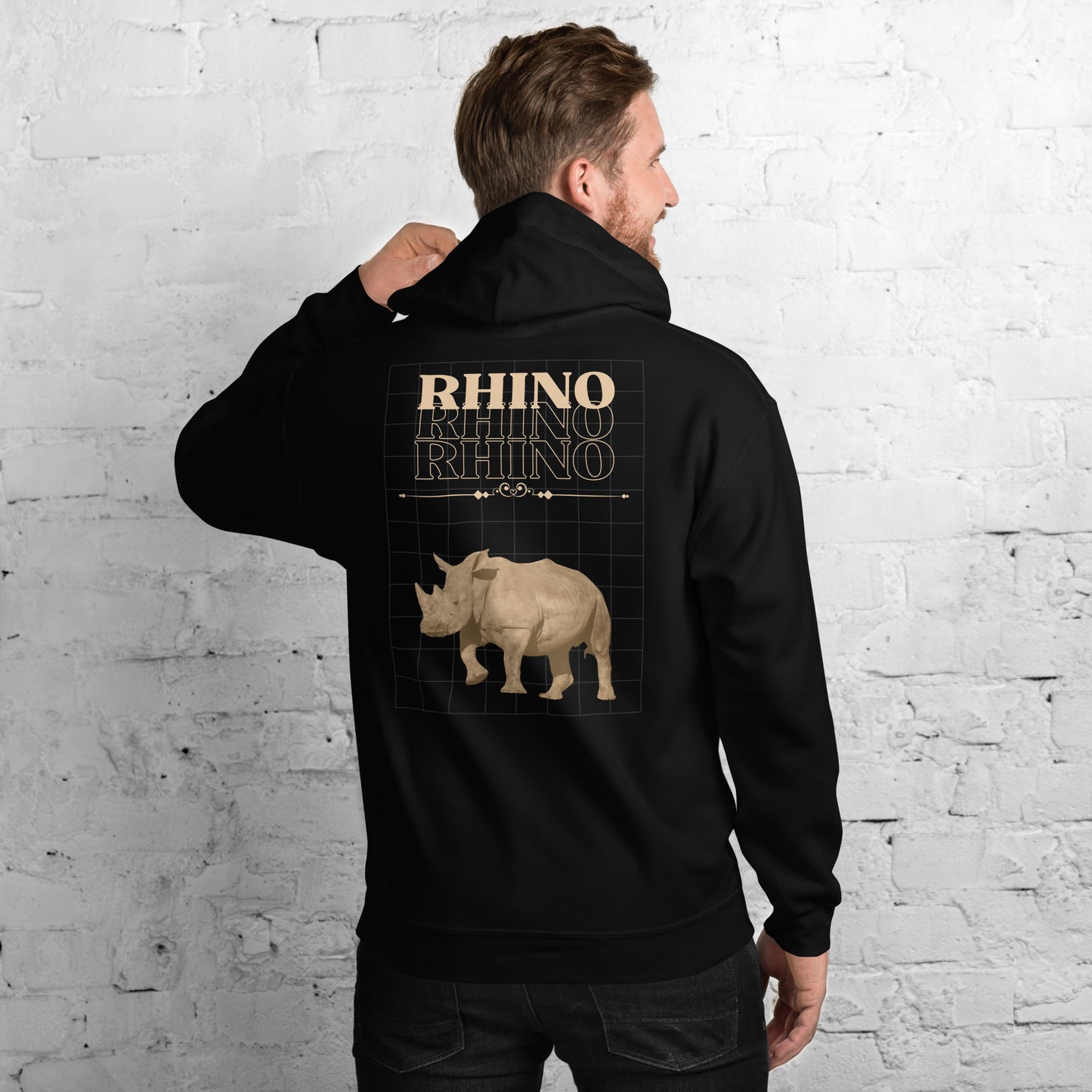 Unisex Hoodie Rhino | Rhinoceros collection