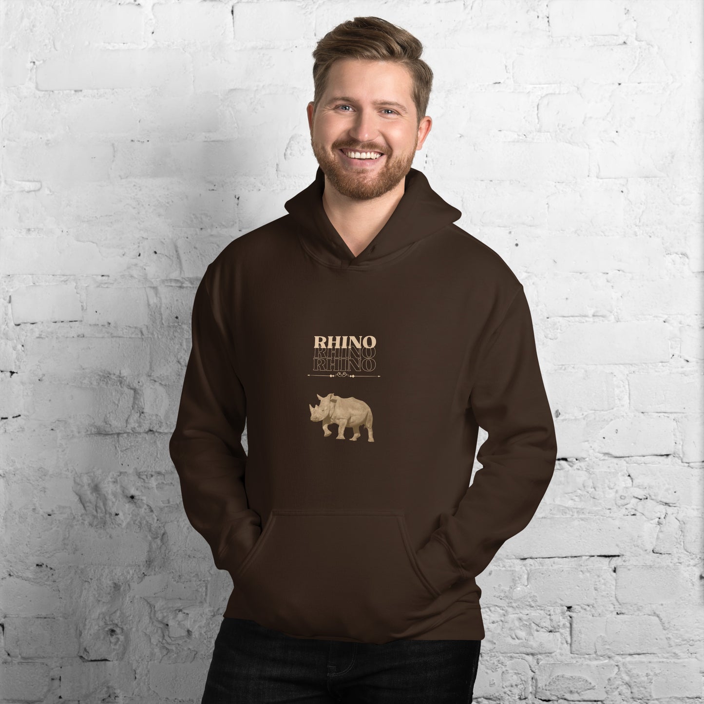 Unisex Hoodie Rhino | Rhinoceros collection