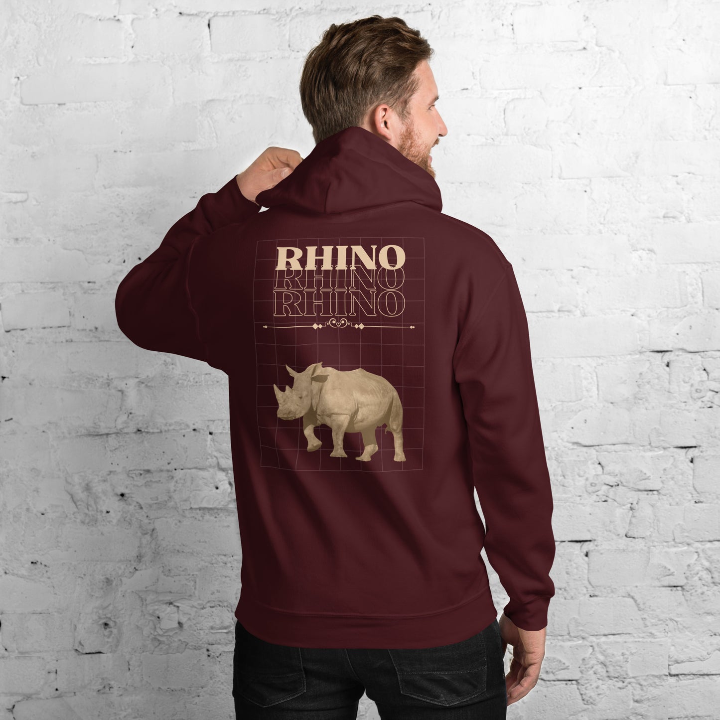 Unisex Hoodie Rhino | Rhinoceros collection