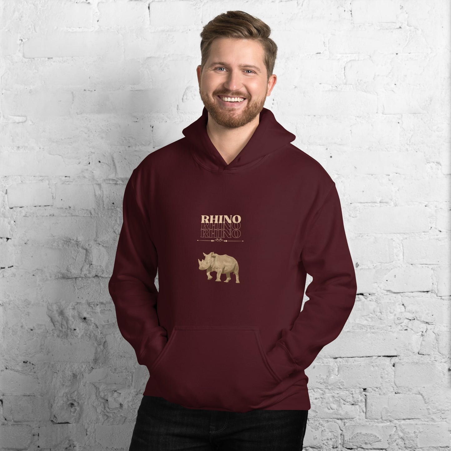 Unisex Hoodie Rhino | Rhinoceros collection