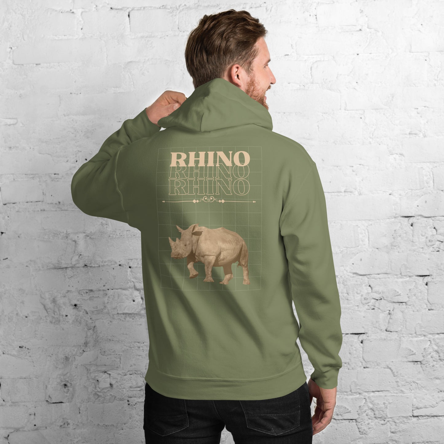 Unisex Hoodie Rhino | Rhinoceros collection