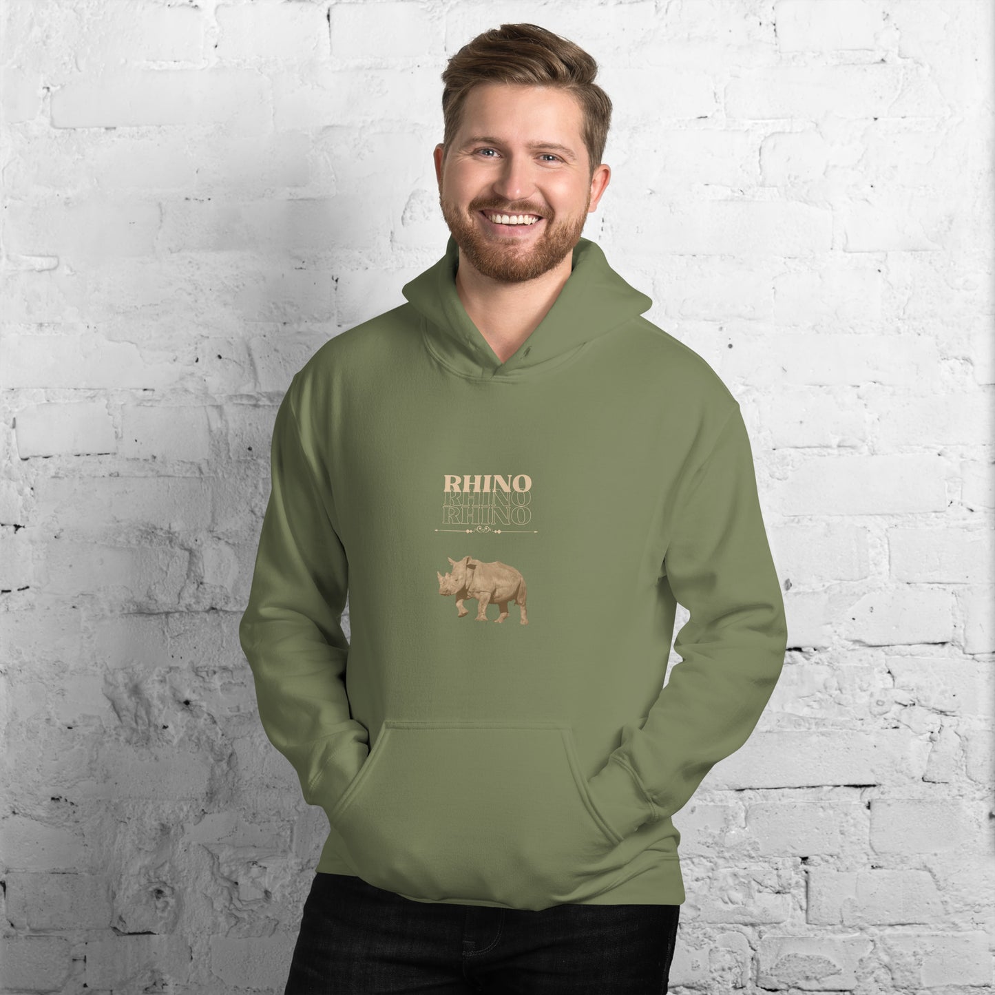 Unisex Hoodie Rhino | Rhinoceros collection