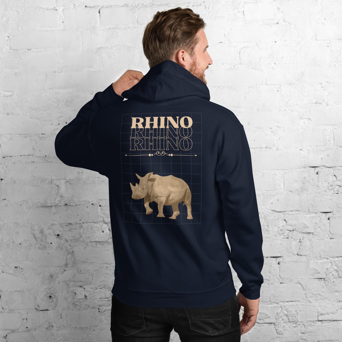 Unisex Hoodie Rhino | Rhinoceros collection